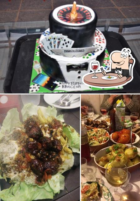 Food at FEED ME MORE lounge cafe