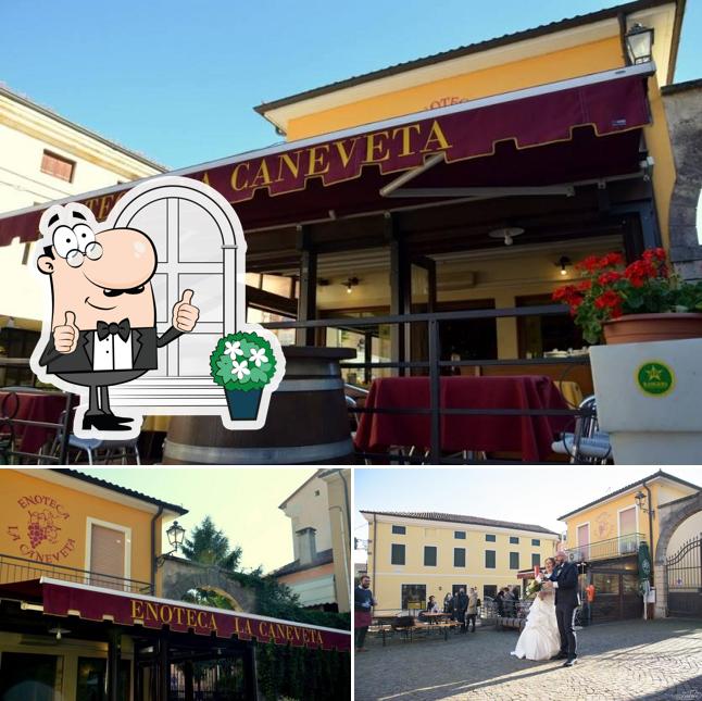Gli esterni di Enoteca La Caneveta