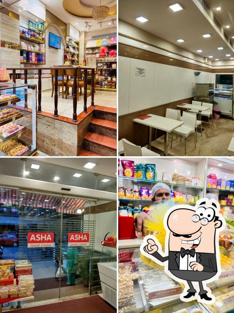 The interior of ASHA SWEET CENTER, 8th cross Malleshwaram