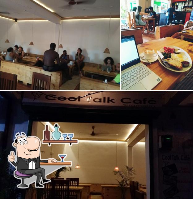 The interior of Cool Talk Cafe
