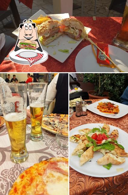 Club sandwich al Ristorante pizzeria La Brace Cannobio