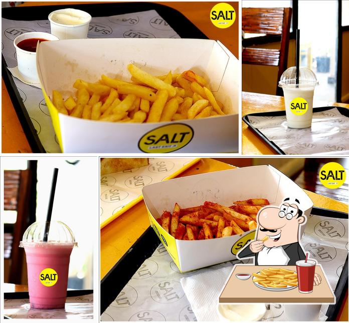 French fries at Salt Last Exit Cafe (Alliance University Br.)