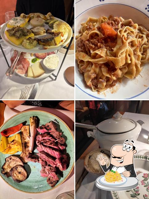 Spaghetti alla carbonara al Trattoria I Mangiari