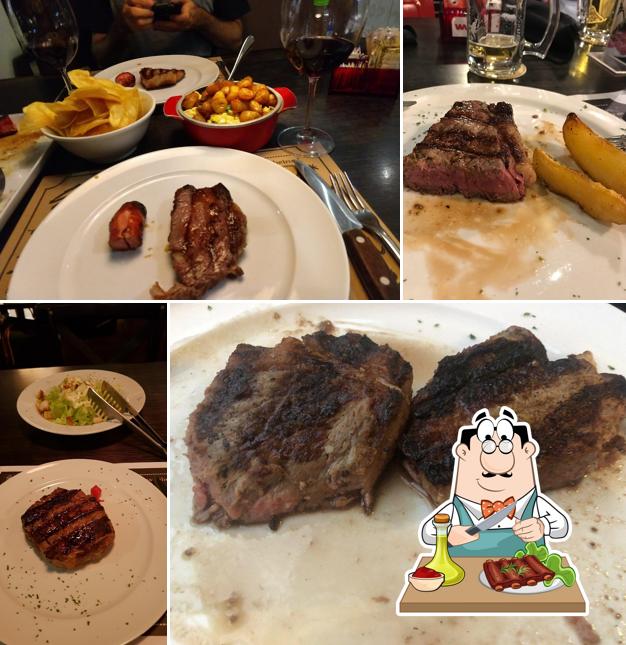 Escolha refeições de carne no Restaurante Vamo