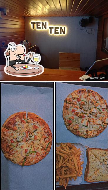 Ten Ten Pizza is distinguished by food and beverage