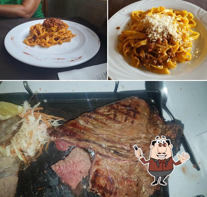 Platti al Trattoria La Sosta