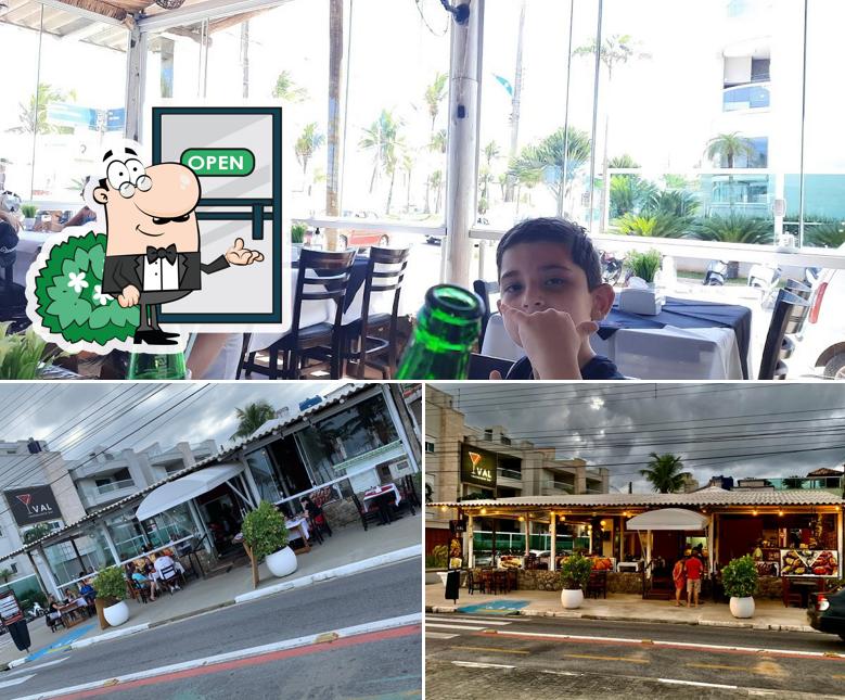 Dê uma olhada a imagem apresentando exterior e interior a Val Bar e Restaurante - O Melhor Restaurante da Enseada