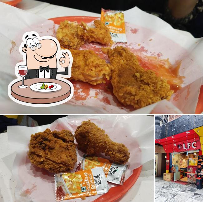 Food at Labbaik Fried Chicken Colachel