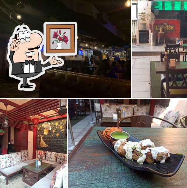 Take a seat at one of the tables at The laalten