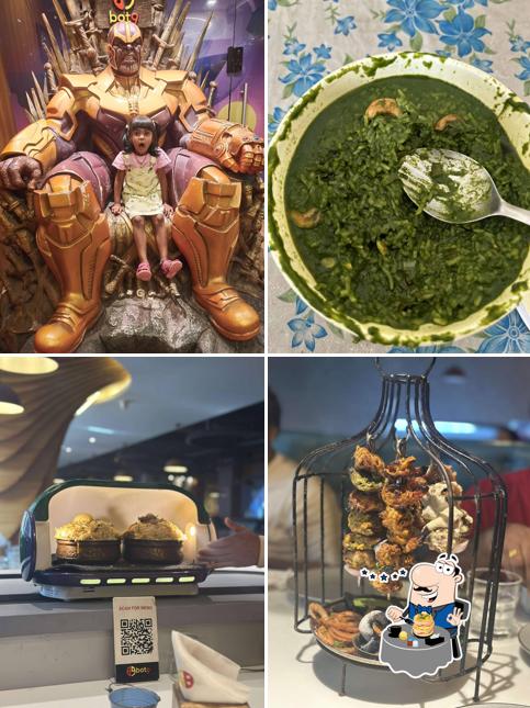 Food at Bot 9 AI Themed Restaurant