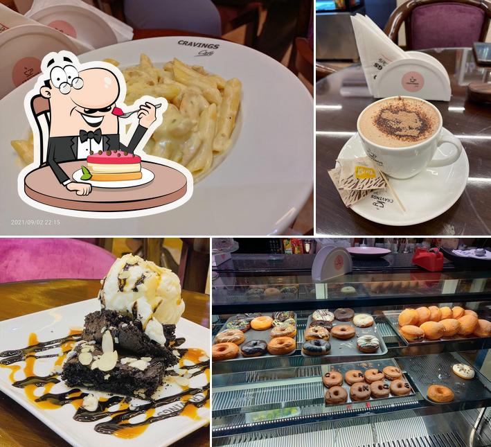 Cravings Cafe provides a selection of desserts