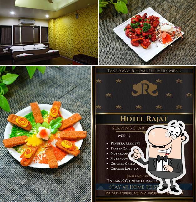 The interior of HOTEL RAJAT