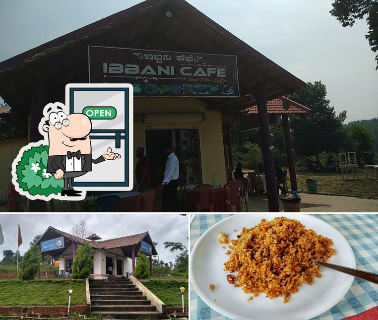 Take a look at the image showing exterior and food at Ibbani Cafe