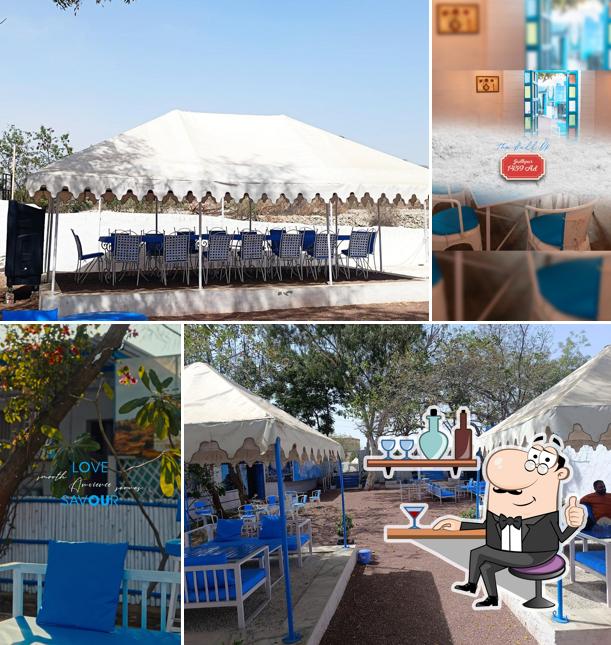 Take a seat at one of the tables at Jodhpur 1459 AD