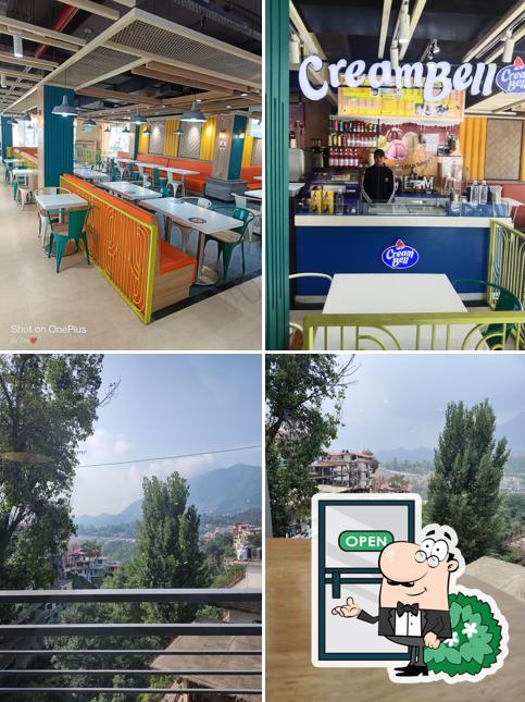 Check out the picture showing exterior and interior at KFC
