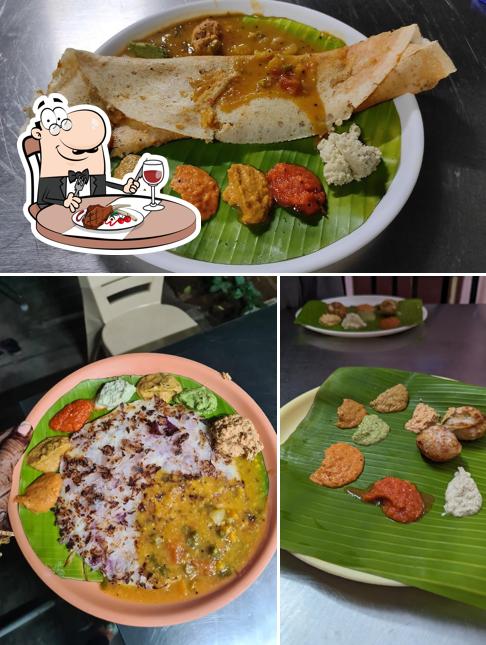 Get meat dishes at AMUDHU HOTEL