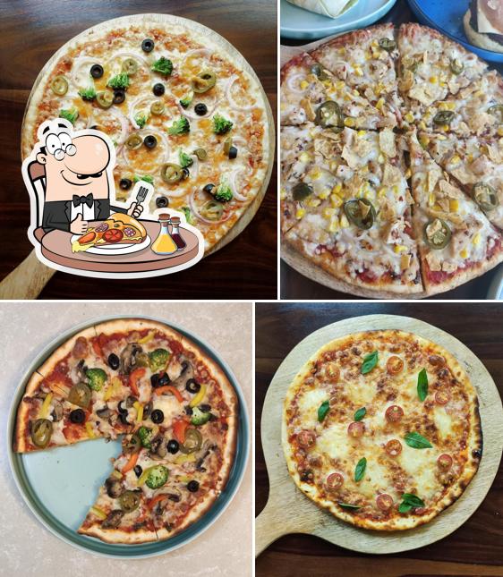 Pick pizza at Café Compass