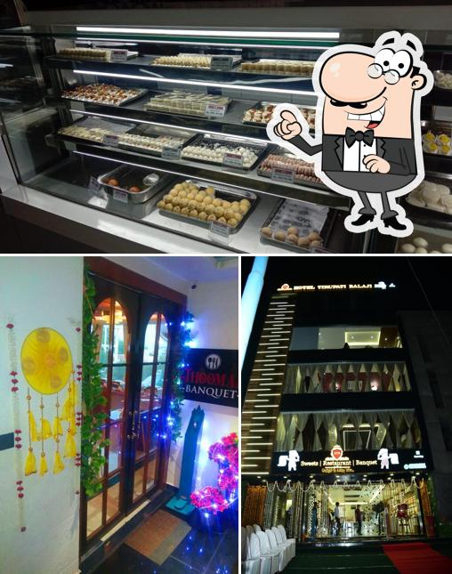 Take a look at the picture displaying exterior and dessert at Hotel Tirupati Balaji-HTB