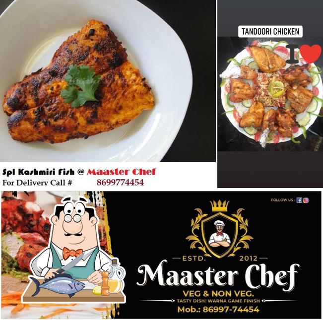 Grilled salmon at Master Chef