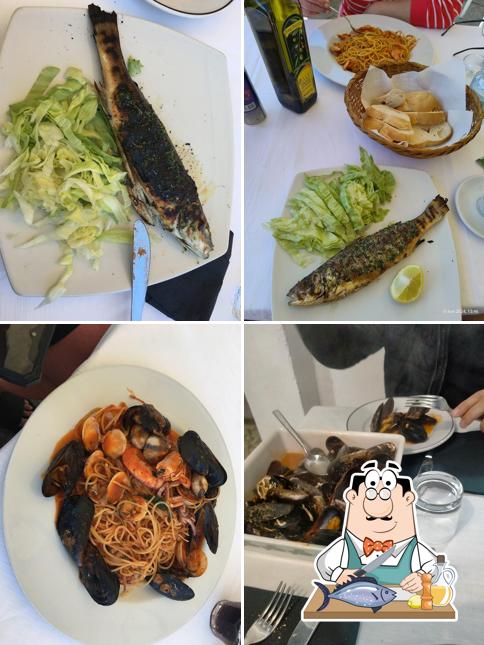 Salmone grigliato al Ristorante Grand Blue