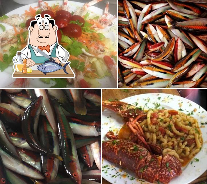 Ristorante La Dimora Del Lupo Petrosino serve un menu per gli amanti dei piatti di mare