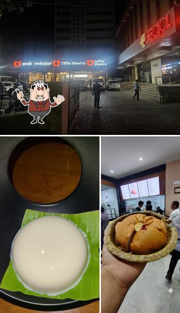 The restaurant's food and exterior