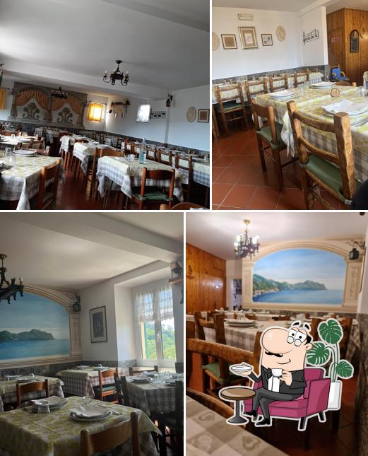 Gli interni di Trattoria Da Nanni