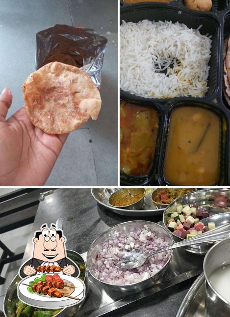 Food at Rotlo The Dining Hall Best Gujarati Thali