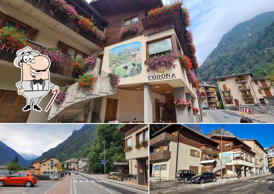 Gli esterni costituiscono una caratteristica importante di Albergo Ristorante Corona