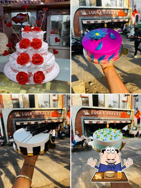 Food at Lucky baker’s