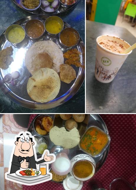 The restaurant's food and beverage