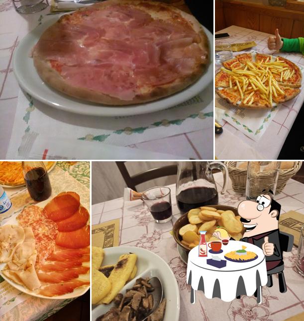 Piatto di formaggi al Pizzeria Al Caminetto