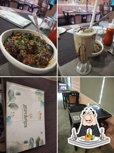 The image of food and interior at Gurukripa Multicuisine restaurant