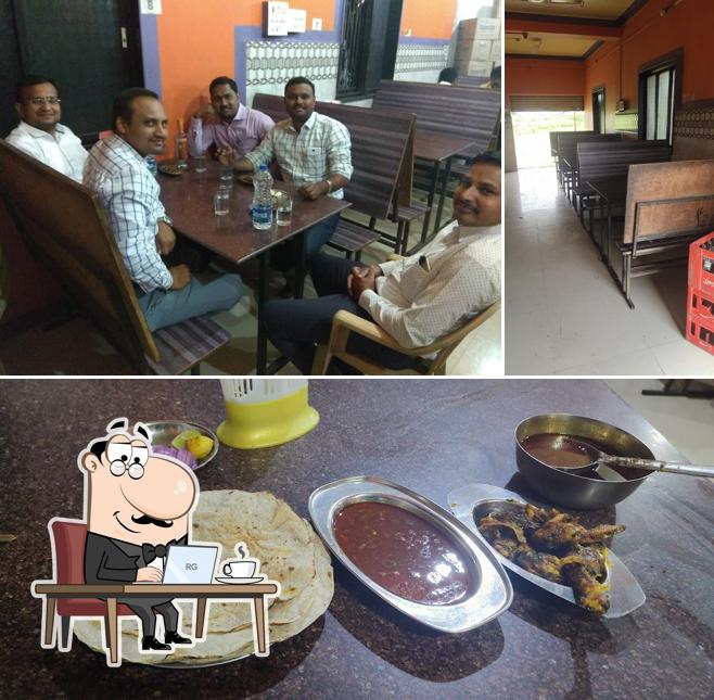 Among different things one can find interior and food at Hotel JAY MALAHAR (CHAURE)