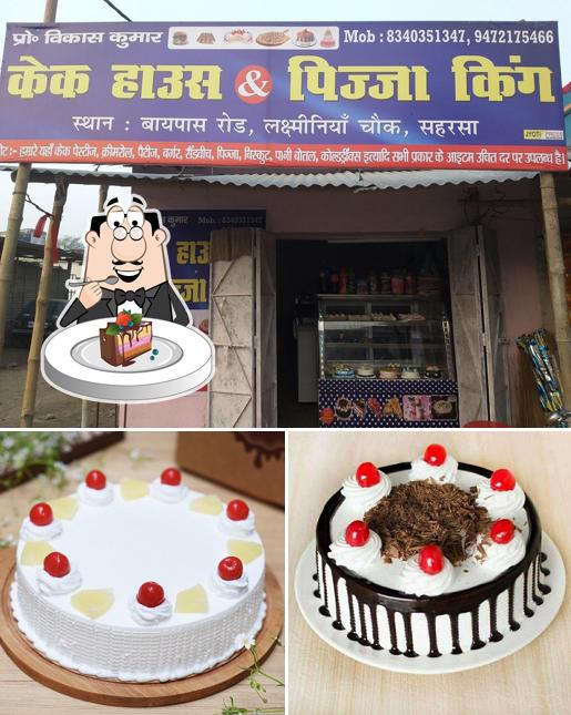 Chocolate cake at Pratham cake house and pizza king