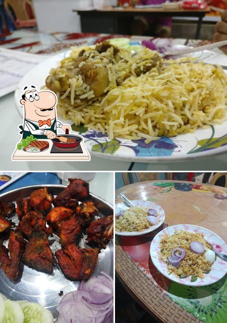 Pick meat dishes at The Food Inn(Kolkata biryani)