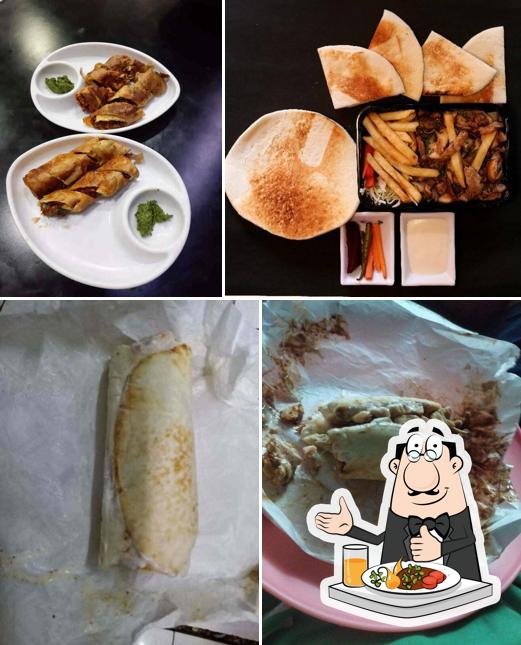 Food at Shawarma Cafe
