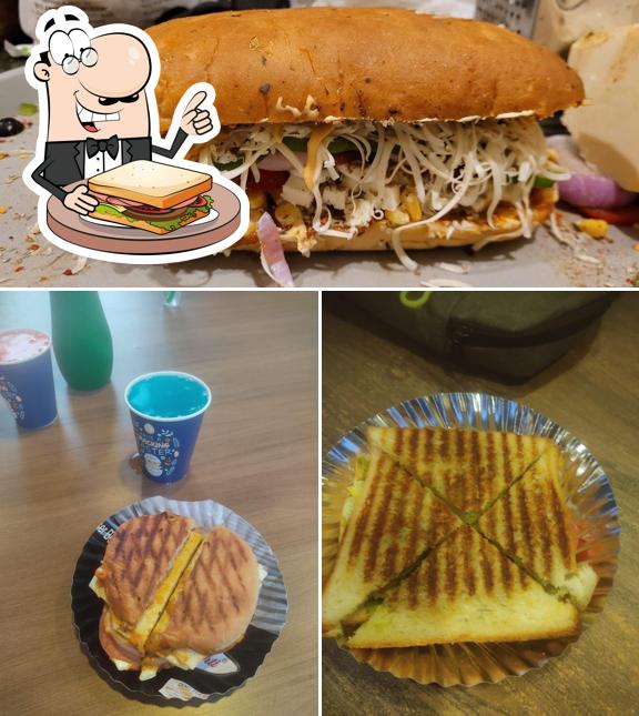 Grilled cheese sandwich at Amba Eatery