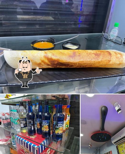 Enjoy a drink at DOSA n CAFE