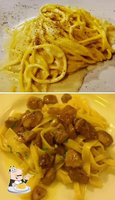 Spaghetti alla carbonara al Fraschette Ariccia Ariccia