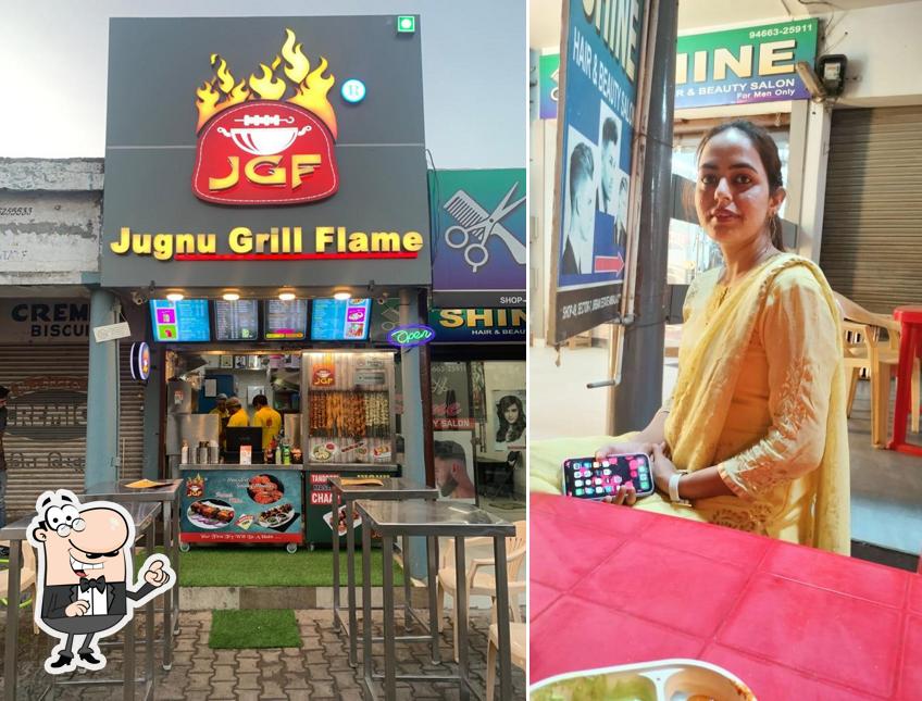 The interior of Jugnu Grill Flame Ambala City