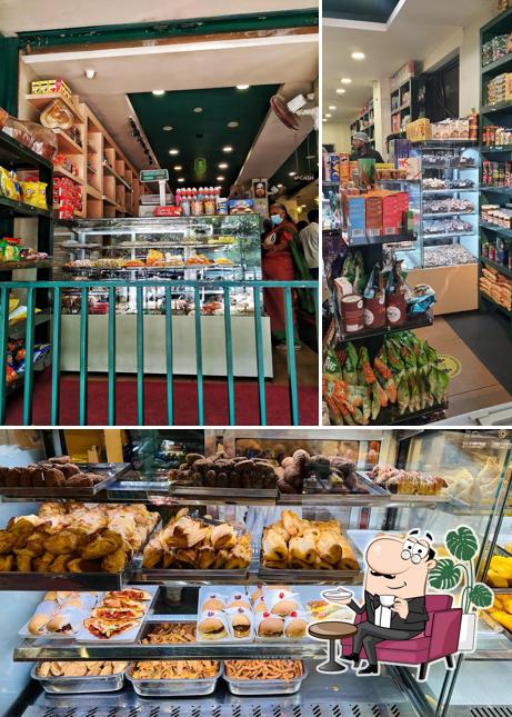 The interior of Mathai’s Bakery