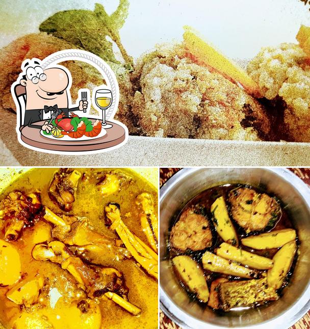 Try out seafood at Raj Hotel
