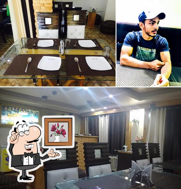 The interior of Shahi Rasoi Restaurant & Cafe