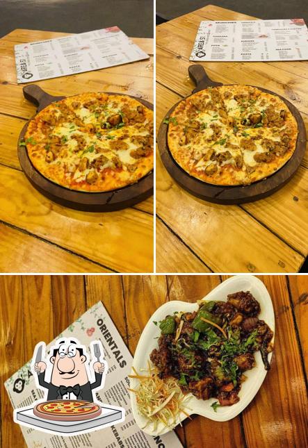 At Area 51 - The Creek Restaurant, you can try pizza