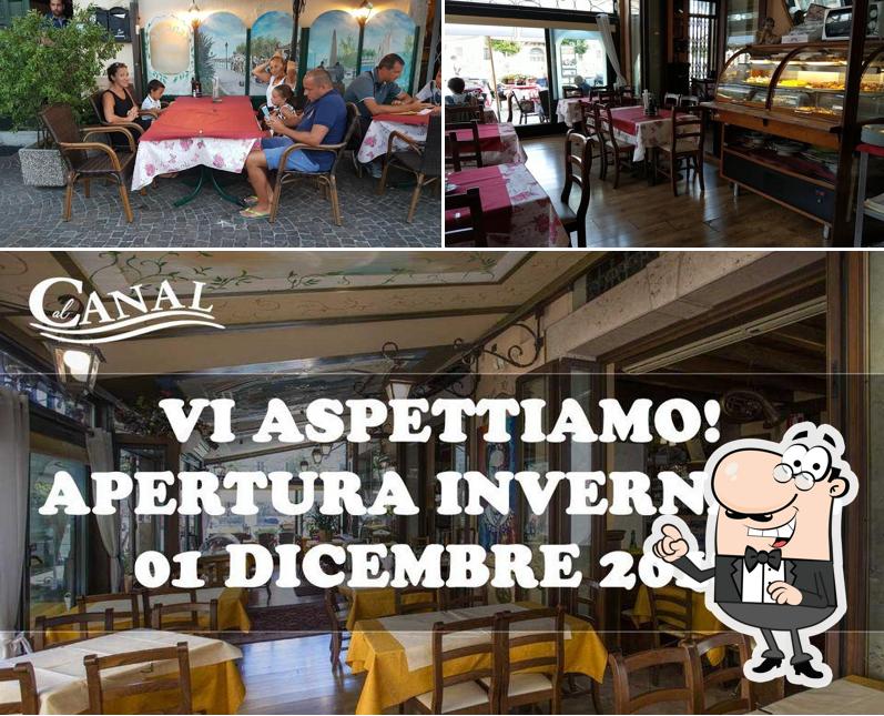 Gli interni di Pizzeria al Canal