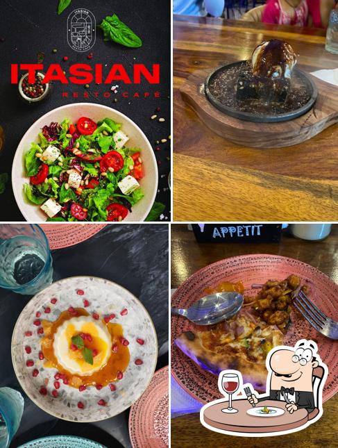 Food at Dizzy Duck (Itasian)