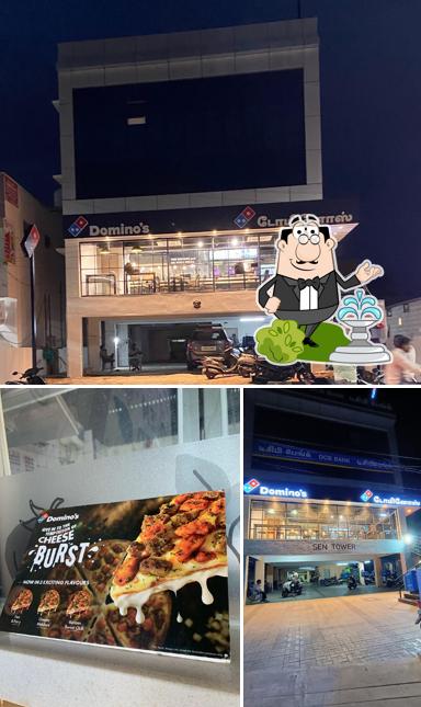 Check out the photo showing exterior and food at Domino's Pizza Suramangalam main, Salem