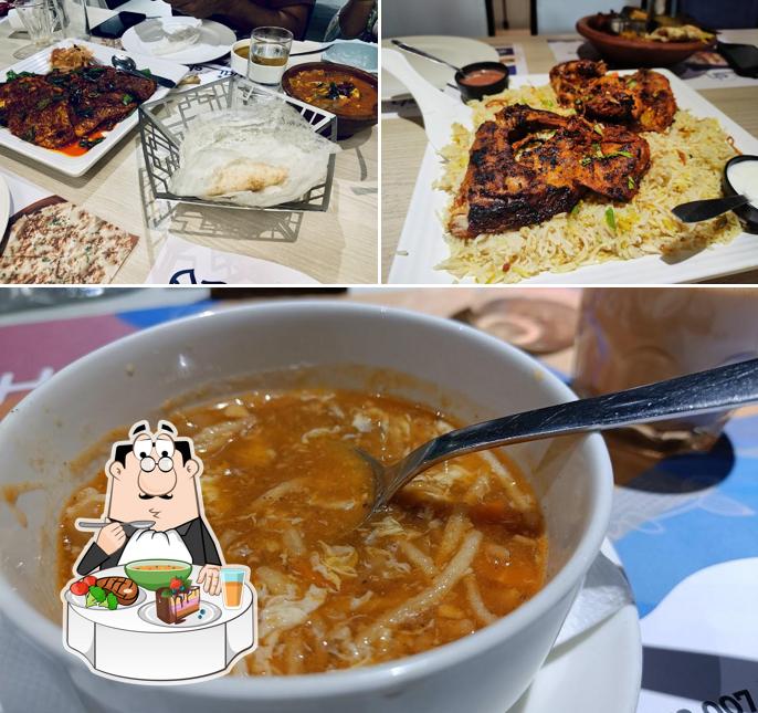 Hot and sour soup at Khaleez Restaurant