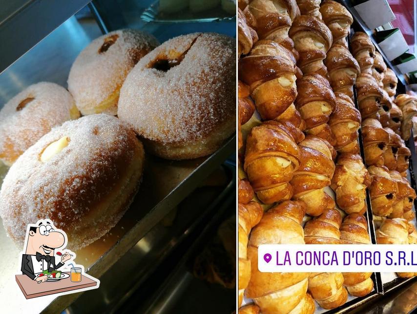 Platti al La Conca D'oro...Bar...pasticceria...gelateria
